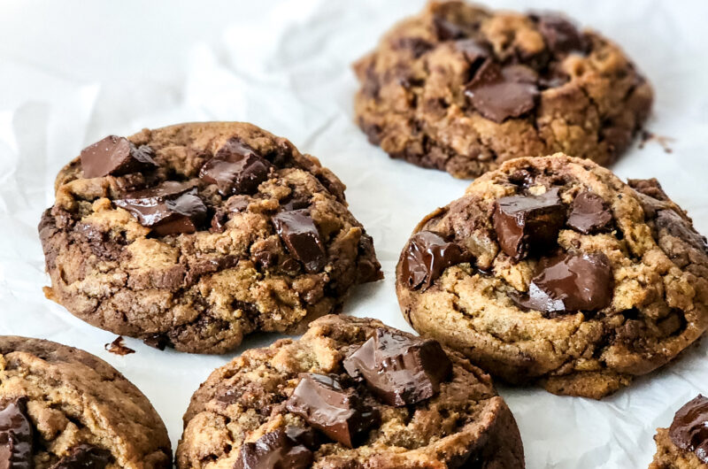 Pumpkin Spice Chocolate Chip Cookies