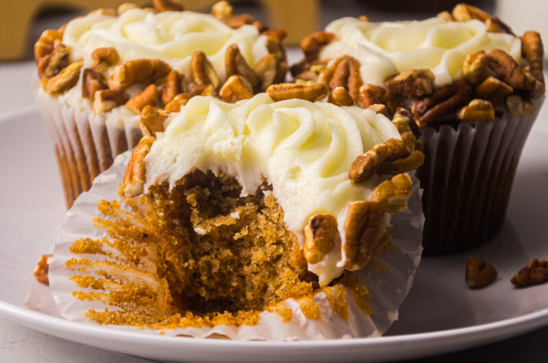 Moist Carrot Cake Cupcakes