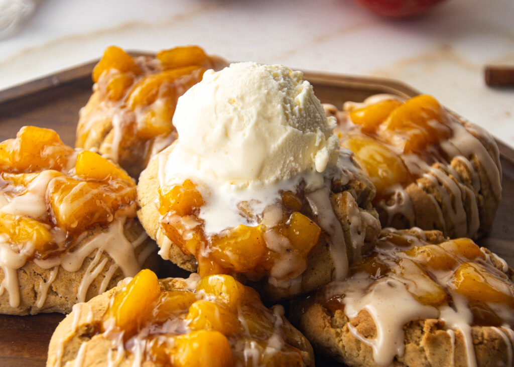 Peach Cobbler Cookies