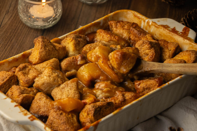 Biscuit Peach Cobbler